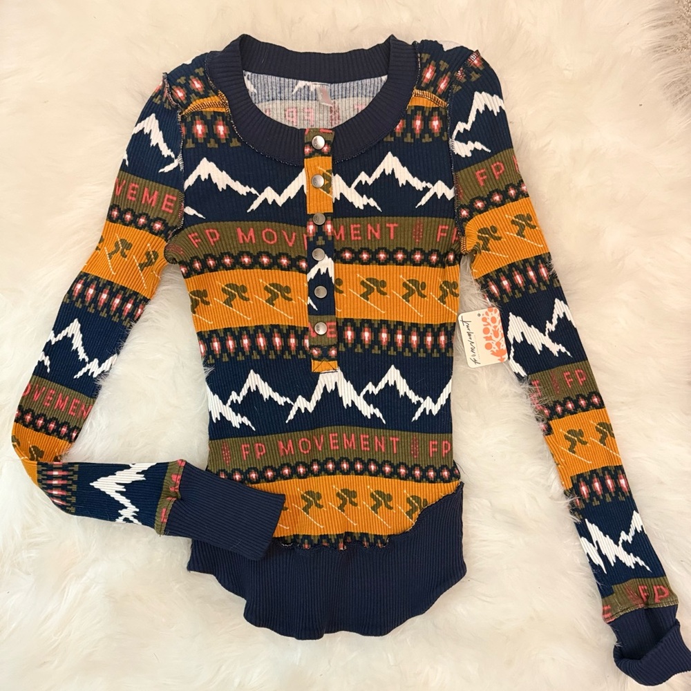 FP Movement Rally Printed Layer Shirt